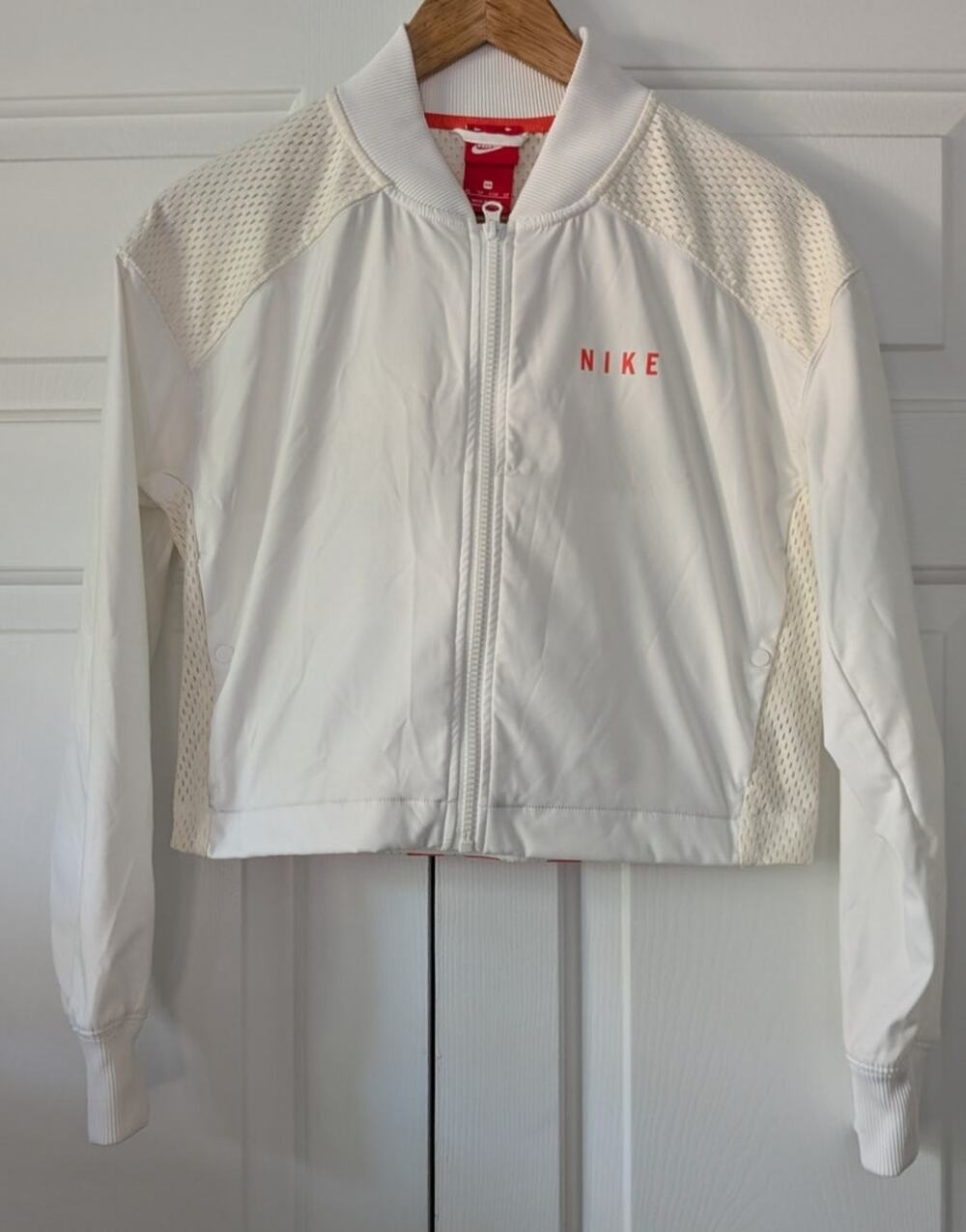 Nike Mesh Cropped Bomber Jacket